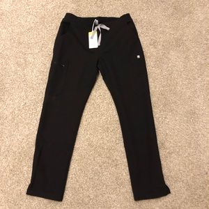 Yola Skinny Scrub Pants Black